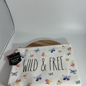 Rae Dunn Multicolor Butterfly Cosmetic Pouch